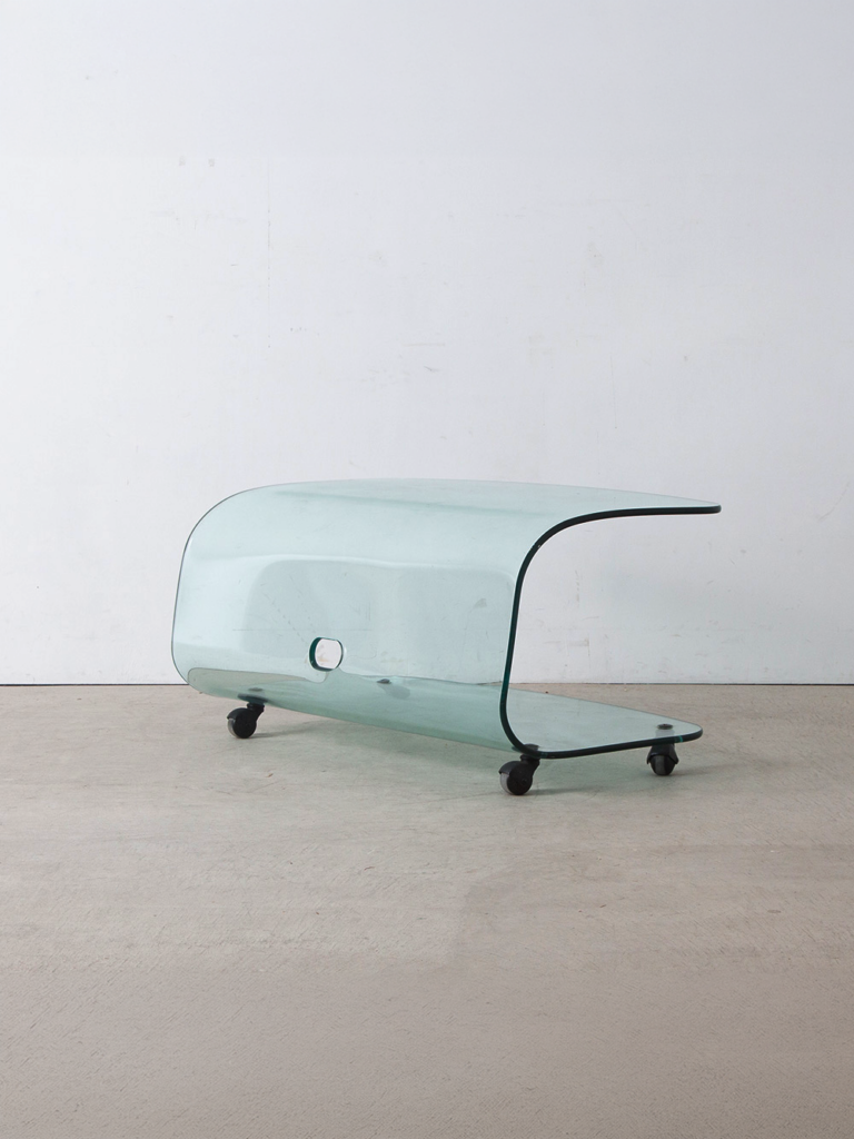 Glass Cart Coffee Table for FIAM