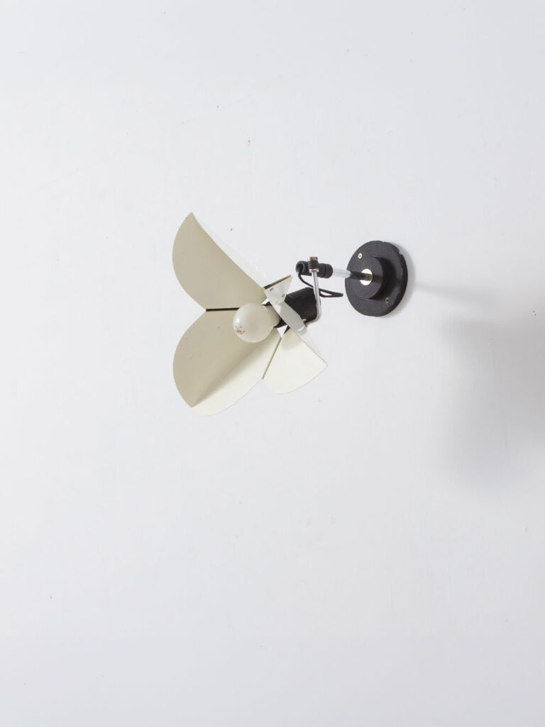 ‘Space Age Tridro’ Wall Lamp by Joe Colombo for Stilnovo in Steel and Metal