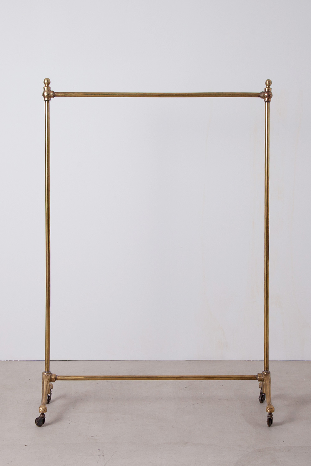 stoop | 1910s American Style Garments Brass Hanger Rack