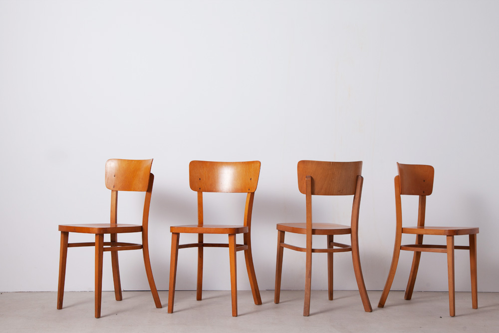 stoop | Bistro Clear Beech THONET Chairs