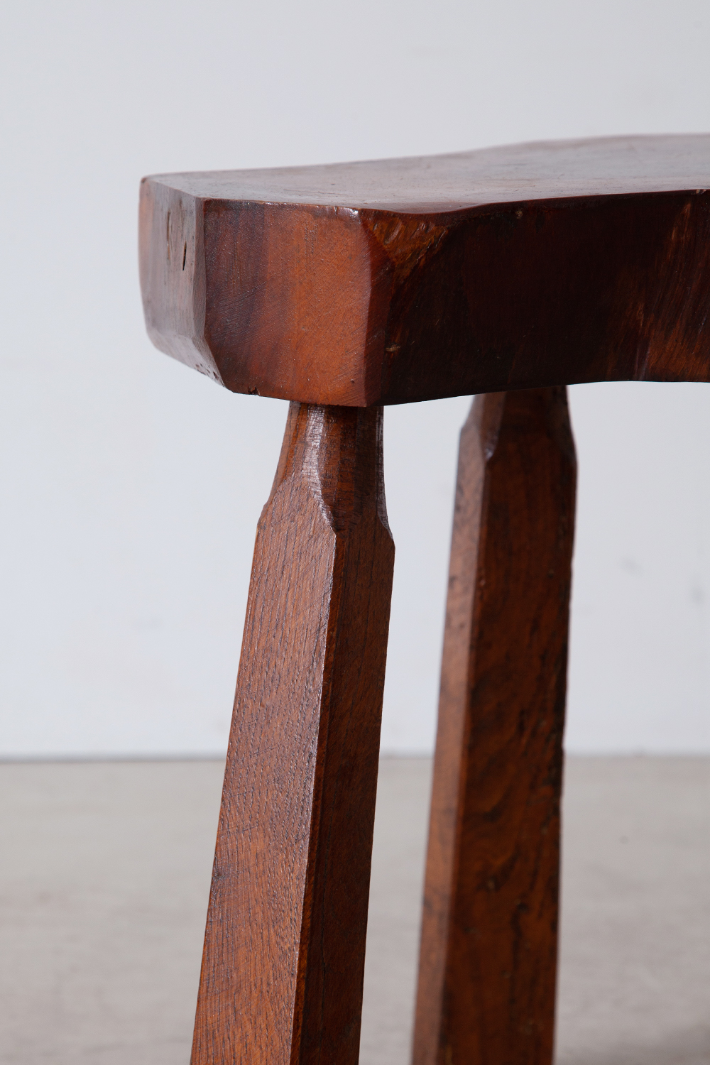フランス ビンテージ Brutalist Pedestal Low Table（stoop 