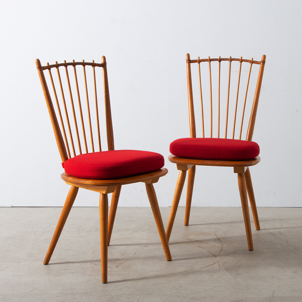 Dining Chairs by Albert Haberer for Hermann Fleiner