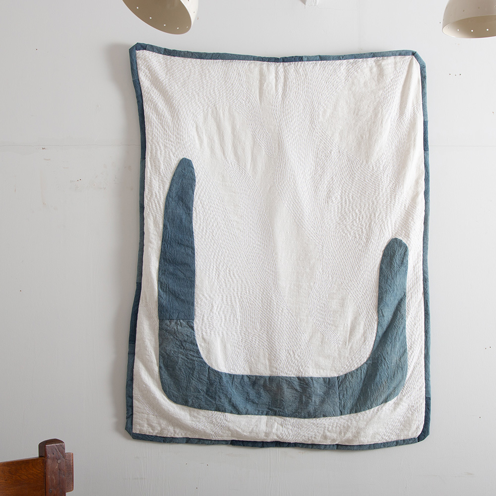 Tapestry Type B #03 in Indigo , Hand Stitch and Quilting by Luna Mara