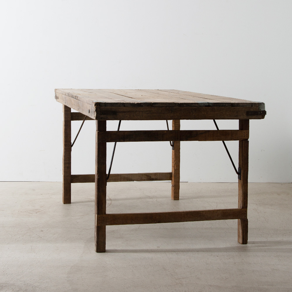stoop | Antique Folding Table in Oak