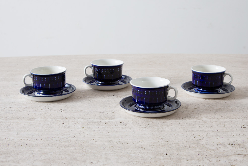 Demitasse Cup & Saucer Set “Valencia” for ARABIA by Ulla Procope