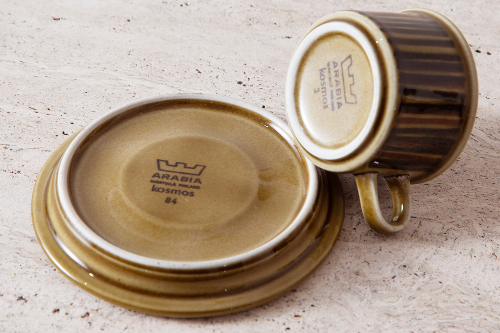 Demitasse Cup & Saucer Set “Kosmos” for ARABIA