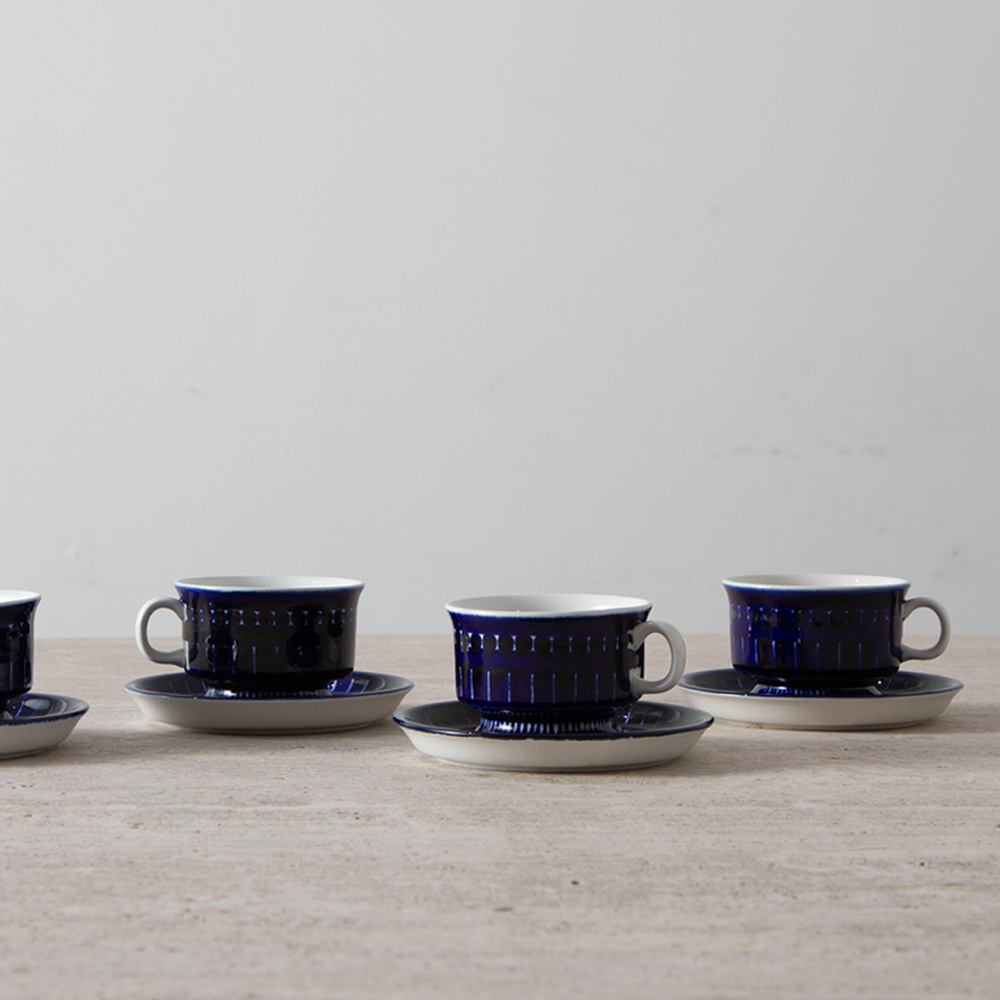 stoop | Demitasse Cup & Saucer Set “Valencia” for ARABIA by Ulla