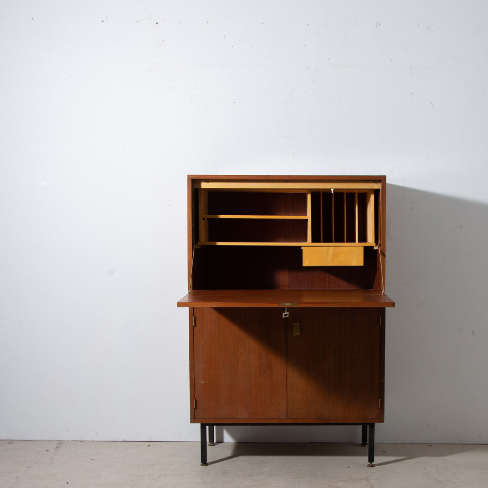 Side Board of Two Unit by Antoine Philippon & Jacqueline Lecoq in Walnut