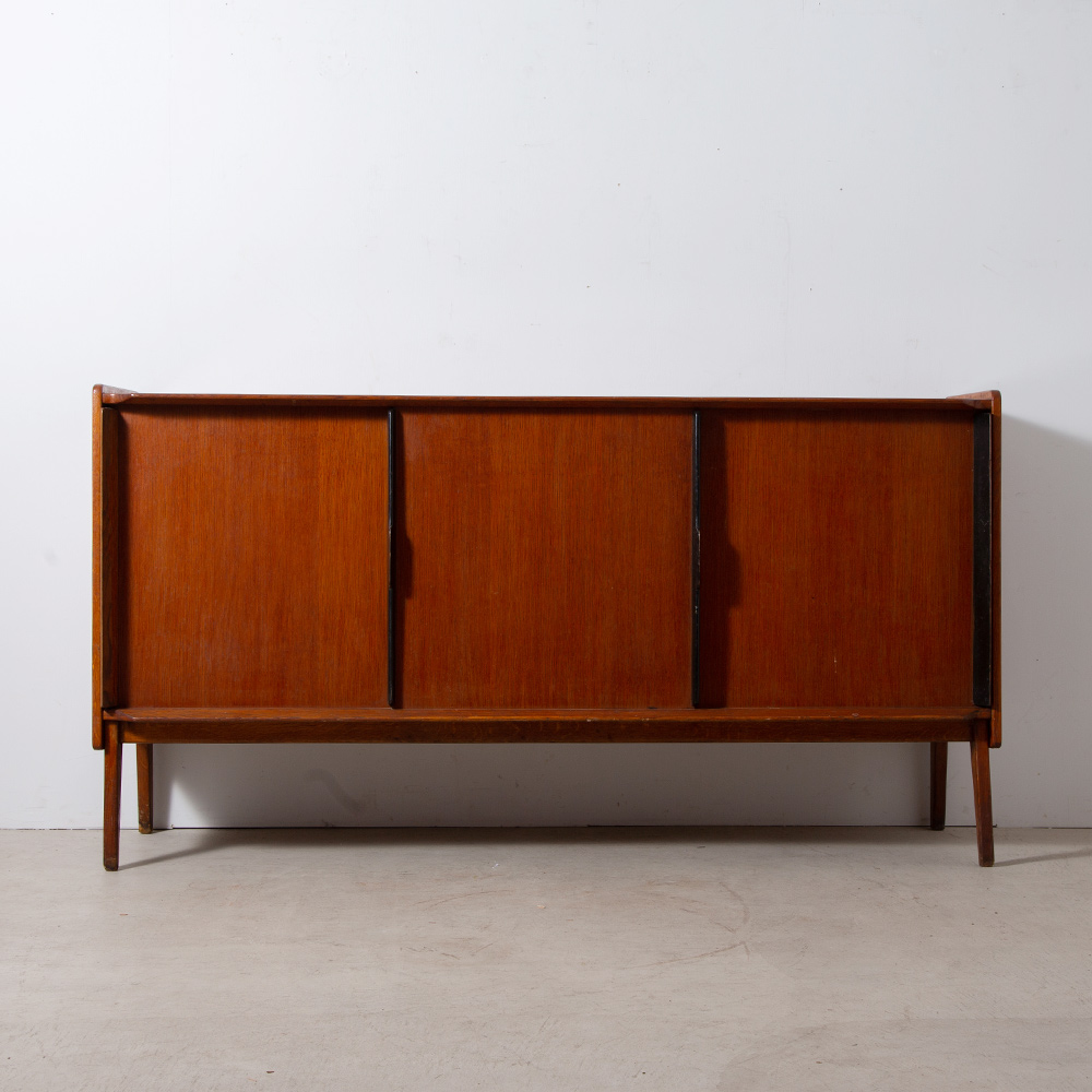 Side Board by Roger Landault in Mahogany and Black for ABC “DAKAR” Line