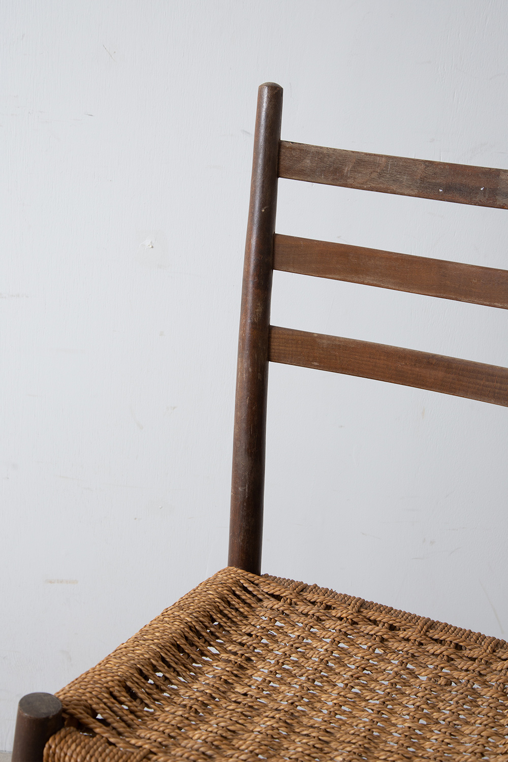 Italian Vintage Chair by Otto Gerdau in Wood and Rope