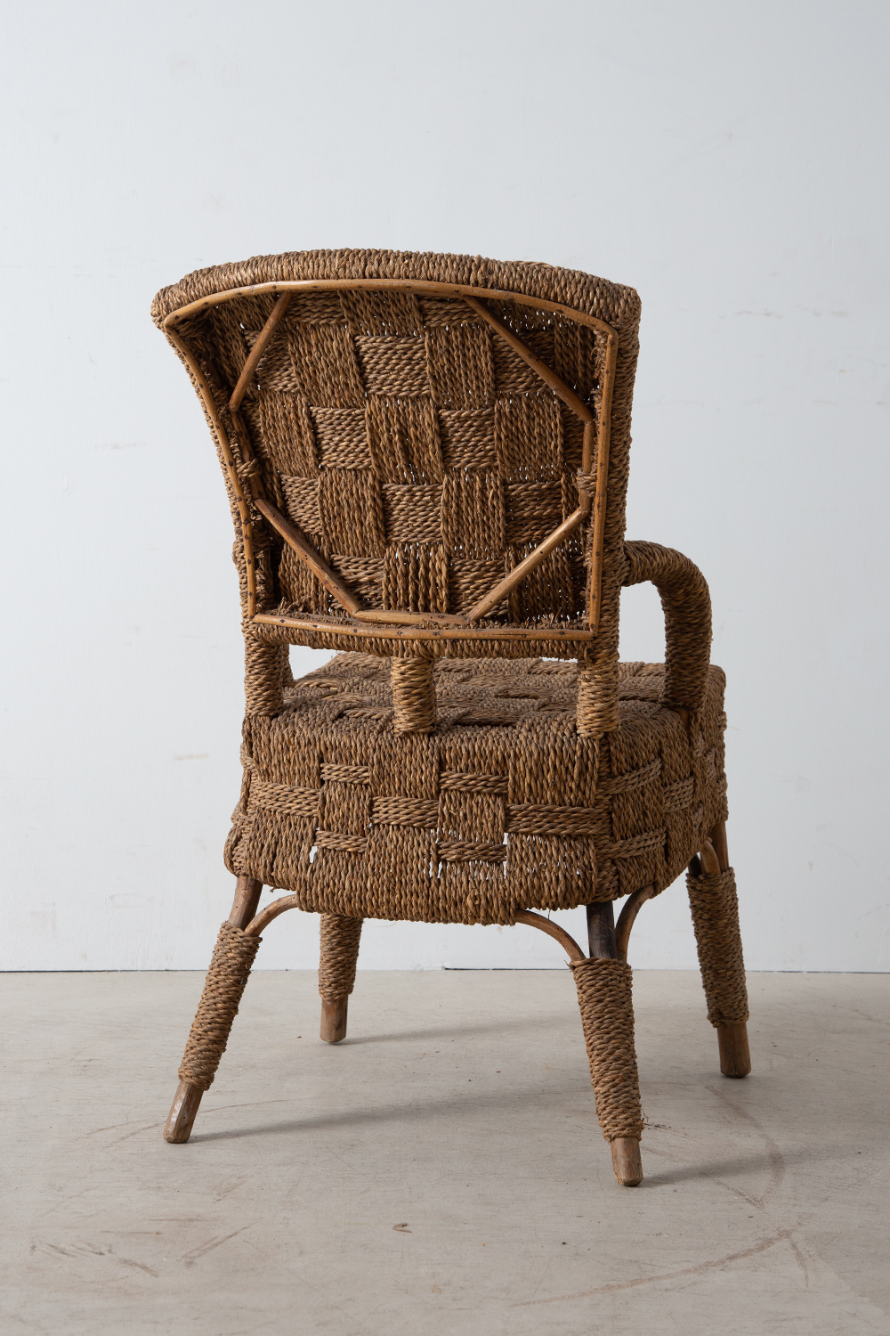 Vintage Chair in Rope and Rattan