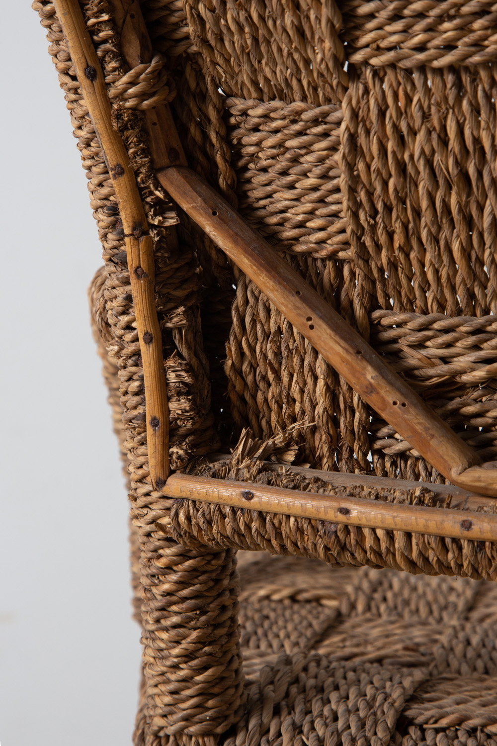 Vintage Chair in Rope and Rattan