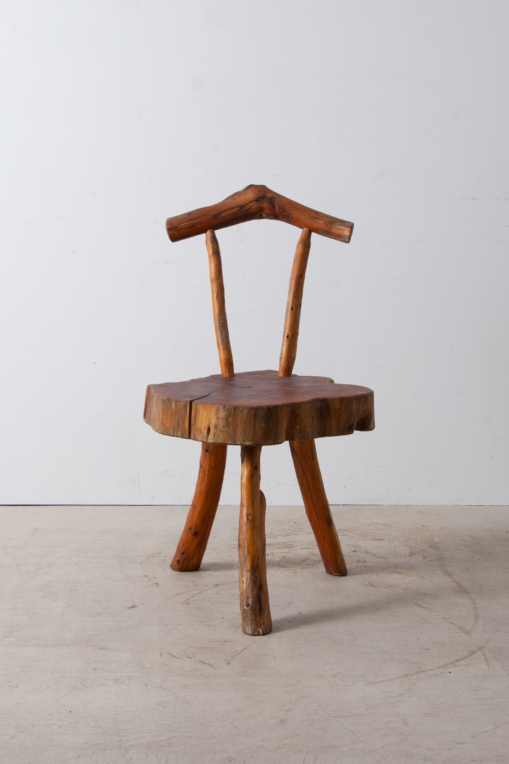 Vintage Log Solid Wood Chair
