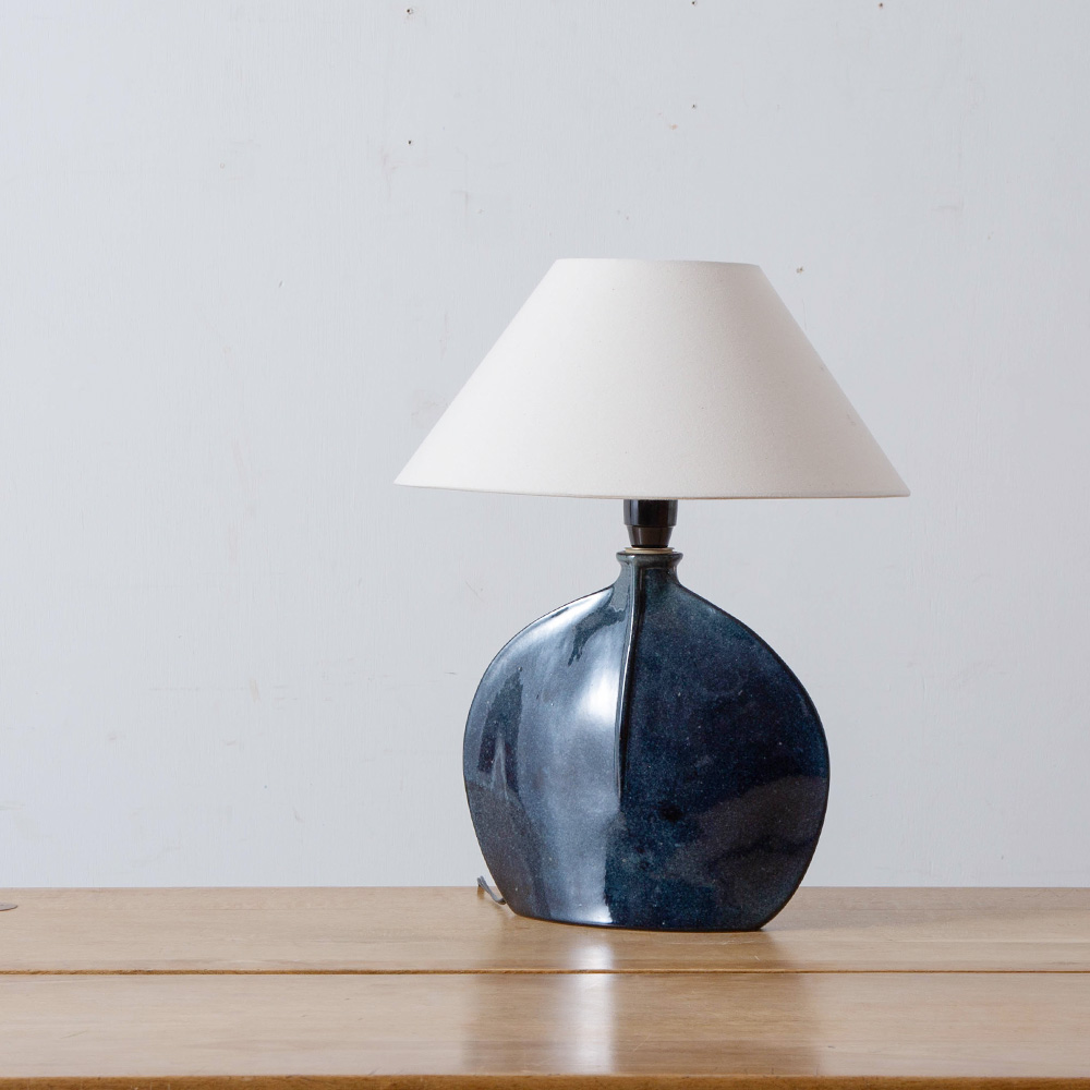 Vintage Table Lamp in Blue