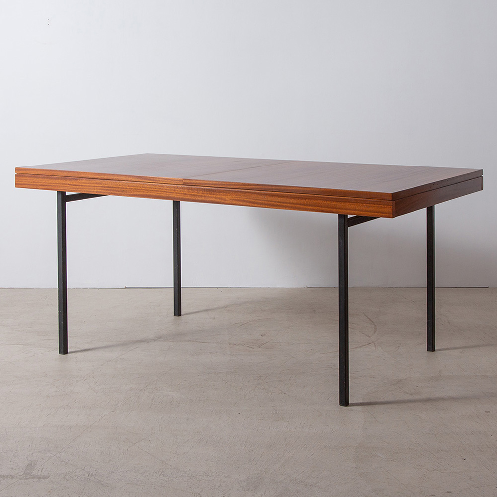 Dining Table for Minvielle by A.R.P = Pierre Guariche , Joseph Andre Motte and Michelle Morgan in Oak