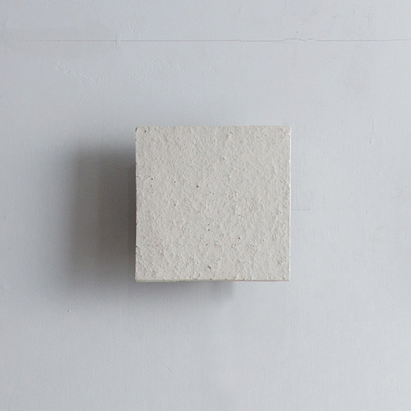 Wall Lamp for stoop by Tetsuya Hioki in Beige and Ceramic White
