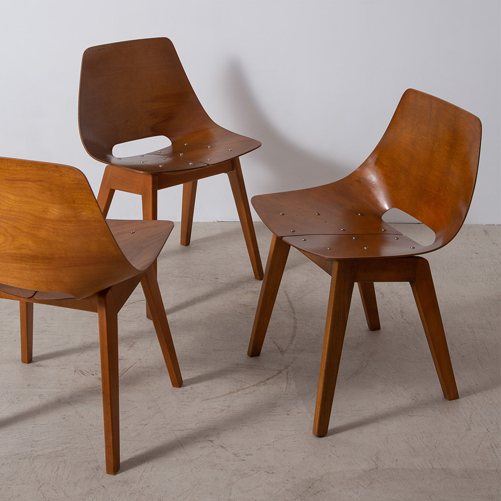 Amsterdam Chair for Steiner by A.R.P = Pierre Guariche , Joseph Andre Motte and Michelle Morgan
