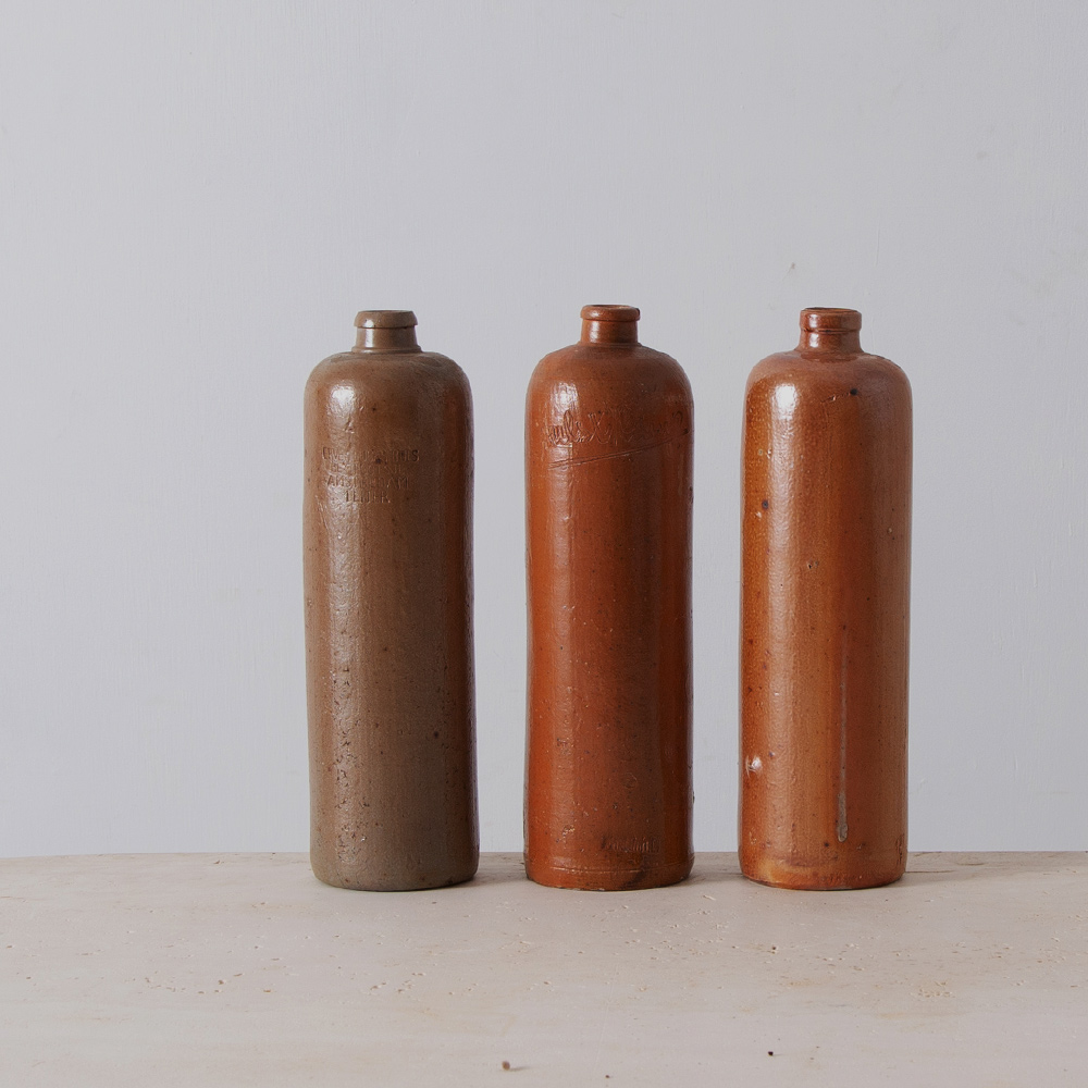 Sider Bottle in Brown and Ceramic
France , 1960s

