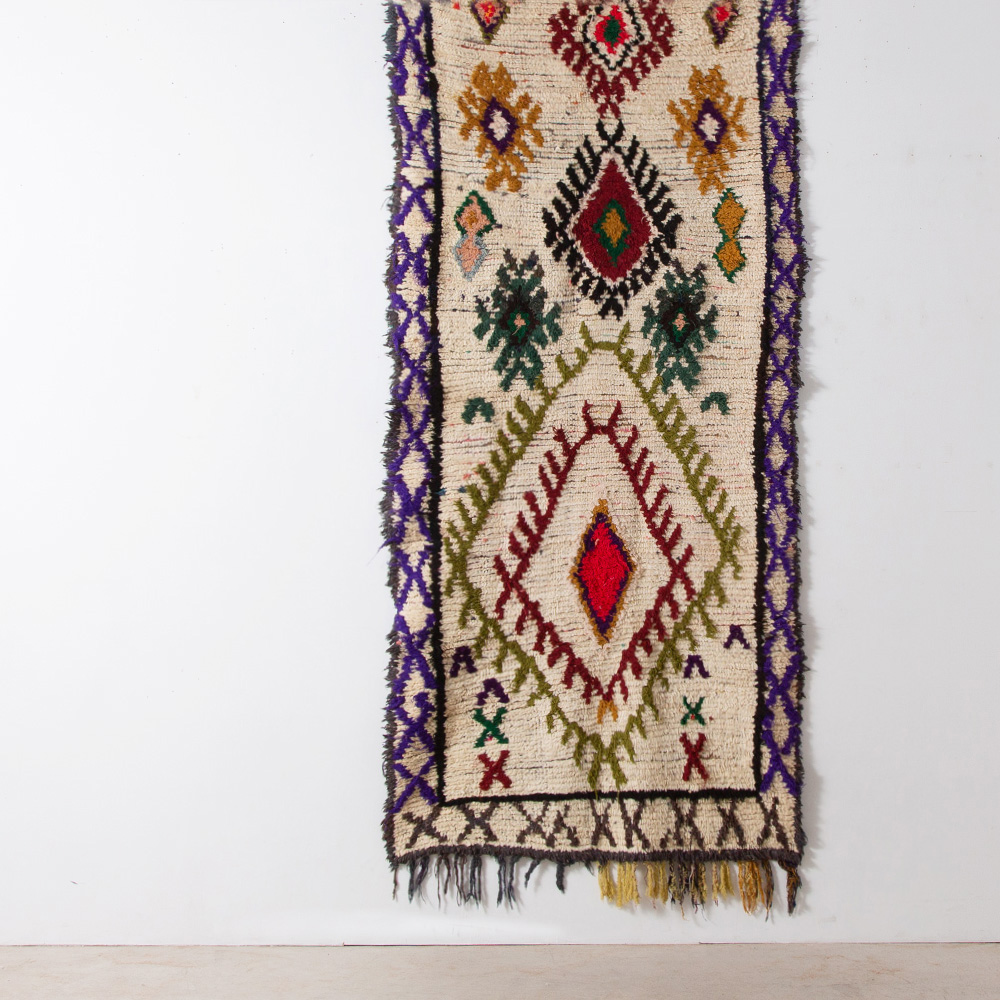 Vintage Art Rug from Aziral #031 in Wool