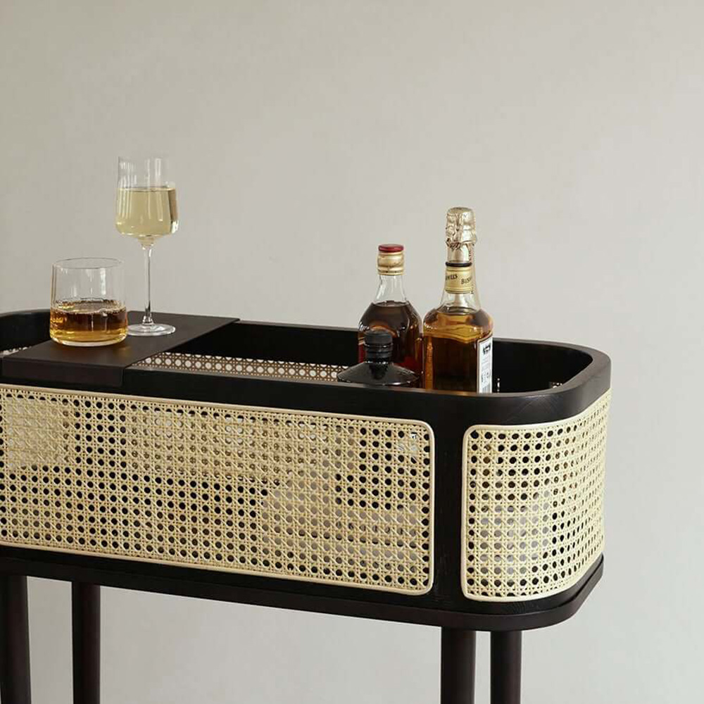 Hako Bar Burned Black for 101 COPENHAGEN in Wood ,Bamboo and Metal