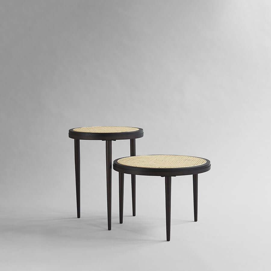 Hako Table Tall Burned Black for 101 COPENHAGEN in Wood ,Bamboo and Metal