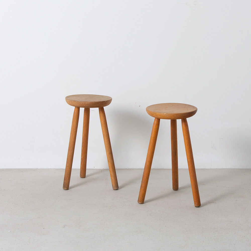 Stool from Les Arcs 1600 in Pine
