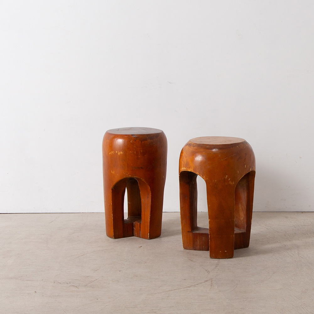 African Solid Wood Stool
Africa , 1940s
