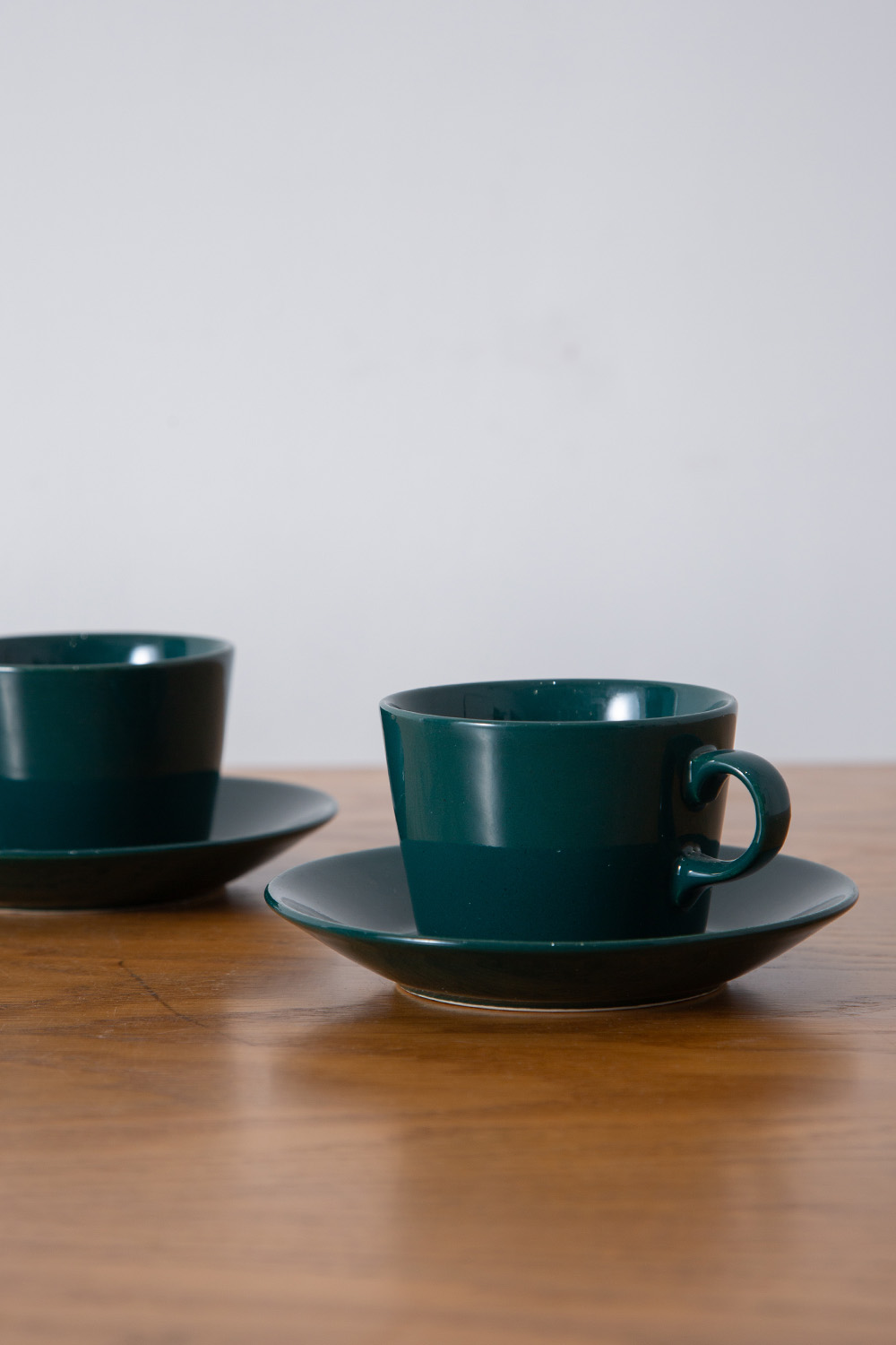 stoop | Cup&Saucer “KILTA” for ARABIA by Kaj Franck in Green