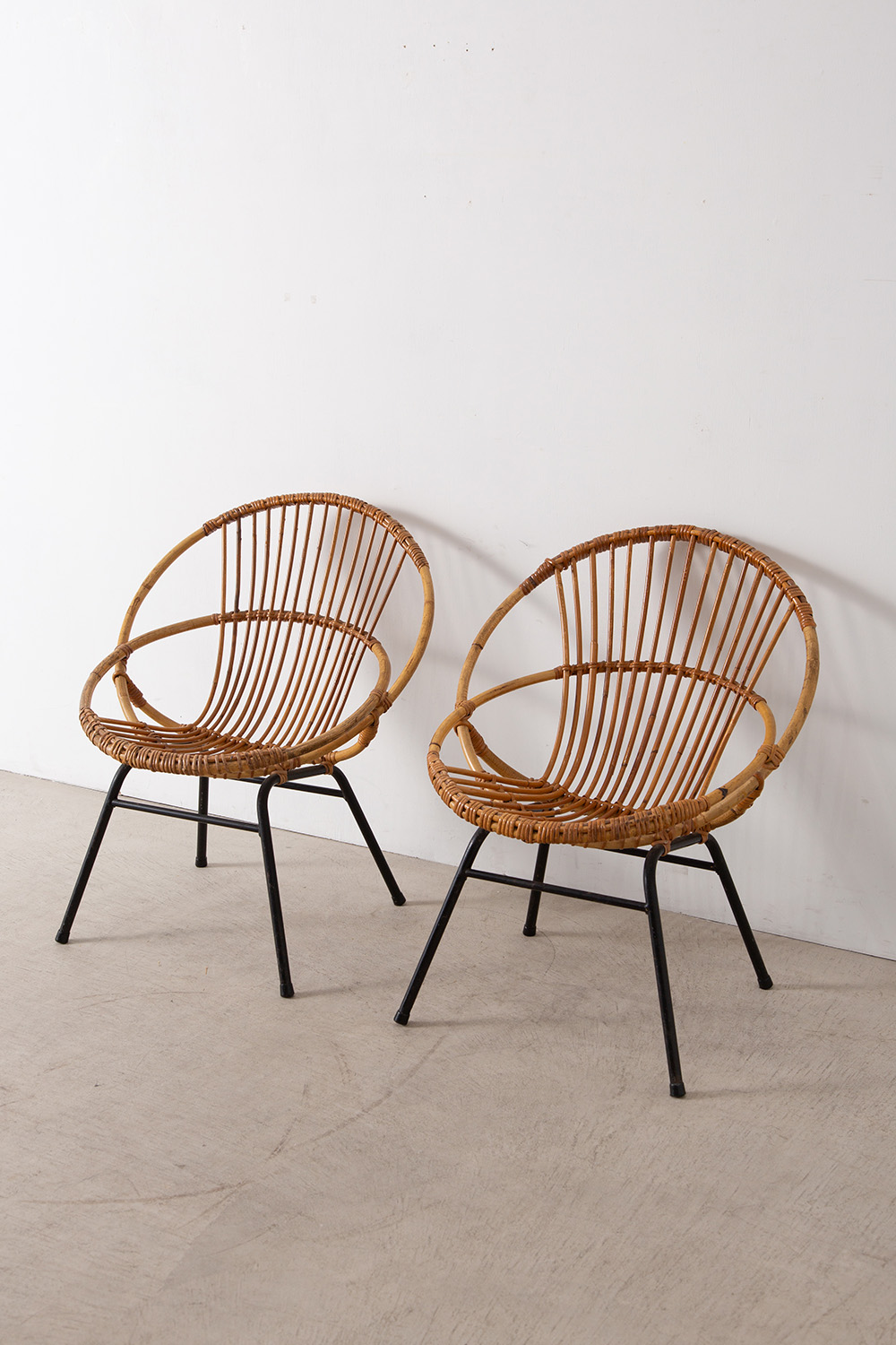 stoop | Vintage Rattan Chair by Dirk van Sliedregt for Rohé Noordwolde