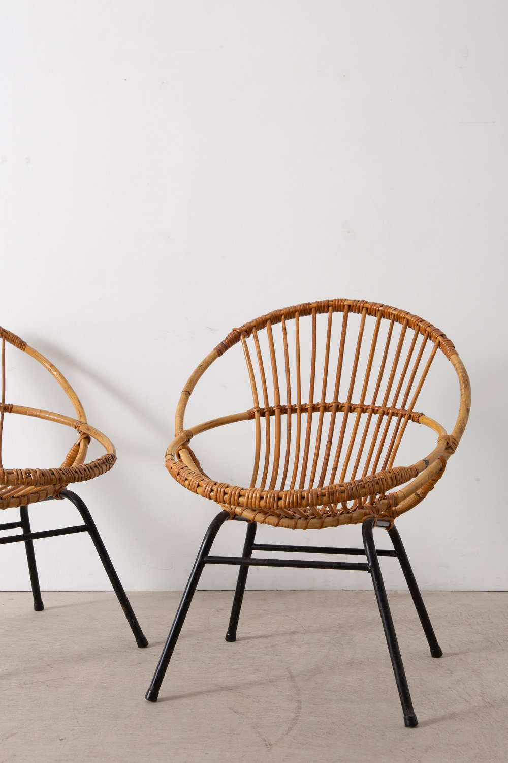 stoop | Vintage Rattan Chair by Dirk van Sliedregt for Rohé Noordwolde