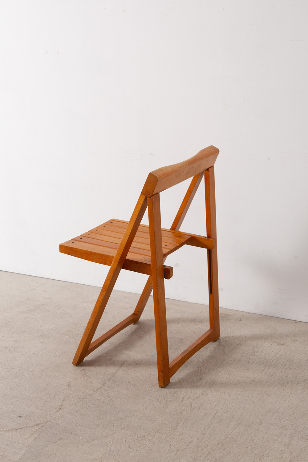 stoop | Folding Chair by Aldo Jacober for Alberto Bazzani in Pine