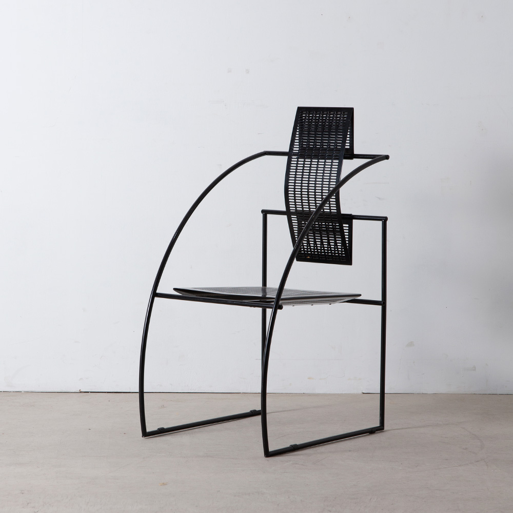 “QUINTA” Chair by Mario Botta for Alias in Steel