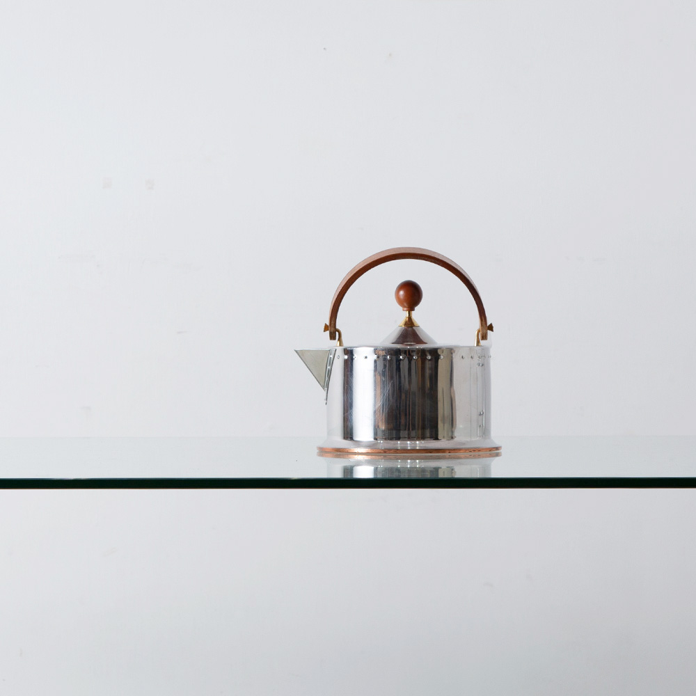 Tea Kettle by Carsten Jorgensen for Bodum in Brass , Wood and Stainless