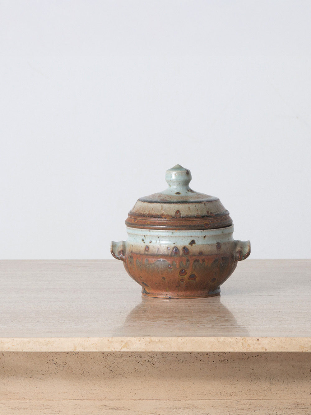 Vintage Pot in Ceramic and Green