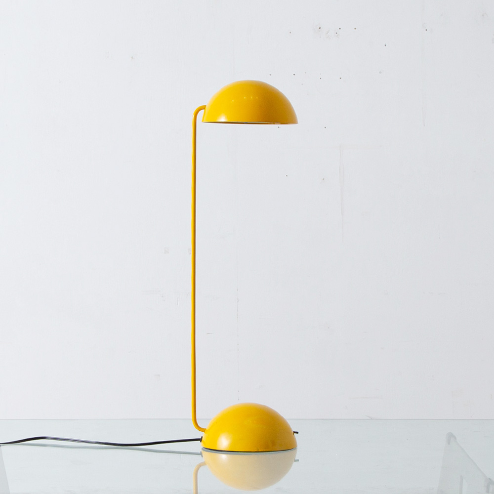 “Bikini” Table Lamp by R. Barbieri & G. Marianelli for Tronconi in Yellow