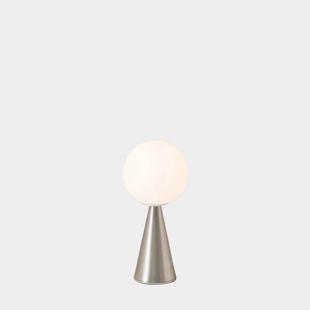 BILIA MINI Table Lamp Yellow by Gio Ponti for Fontana Arte Silver