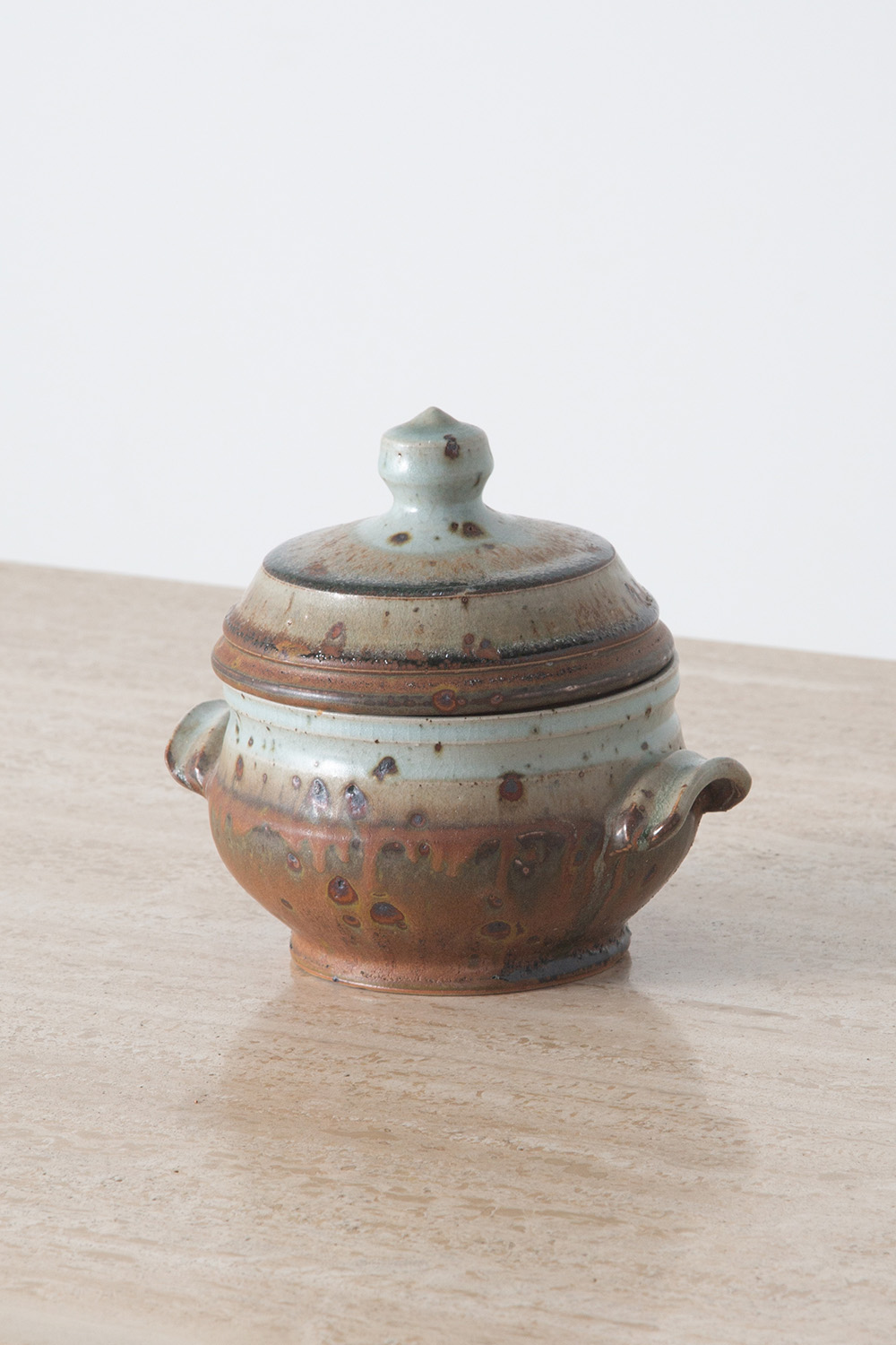 Vintage Pot in Ceramic and Green