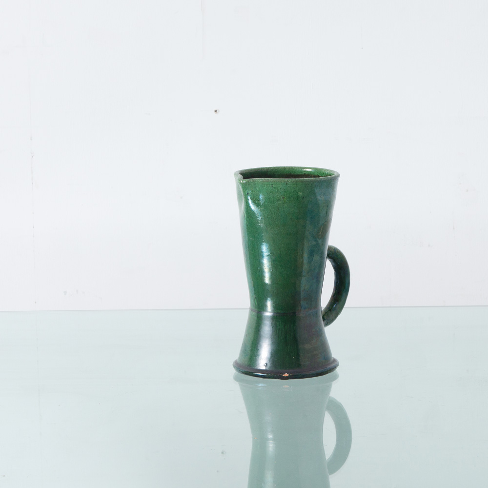 Vintage Pitcher in Ceramic and Green
France , 1970s
