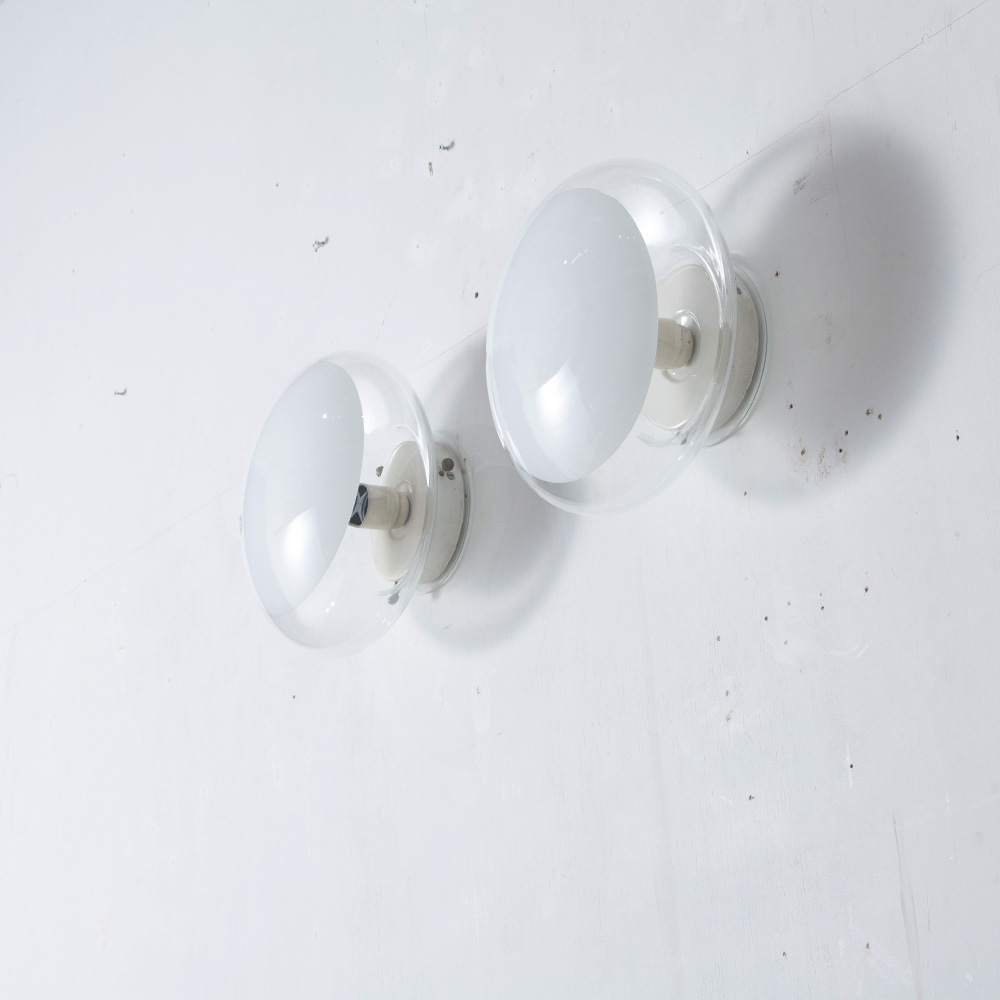 Murano Wall and Ceiling Lamp Gill 40 by Roberto Pamio for Leucos