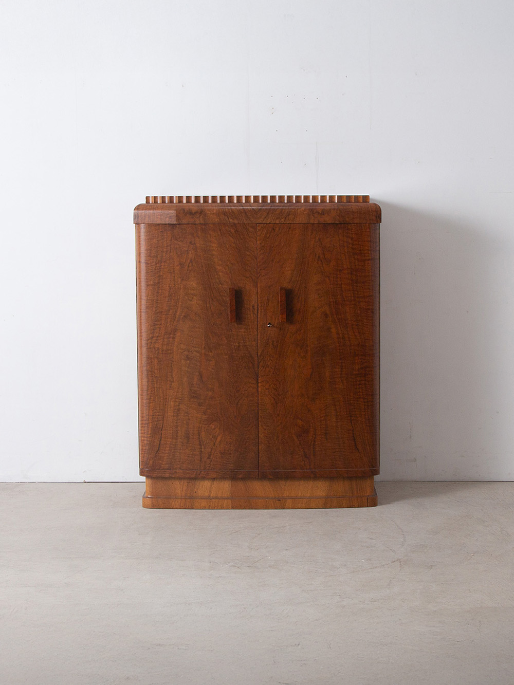 Art Deco Style Cabinet with 18 Drawers in Wood