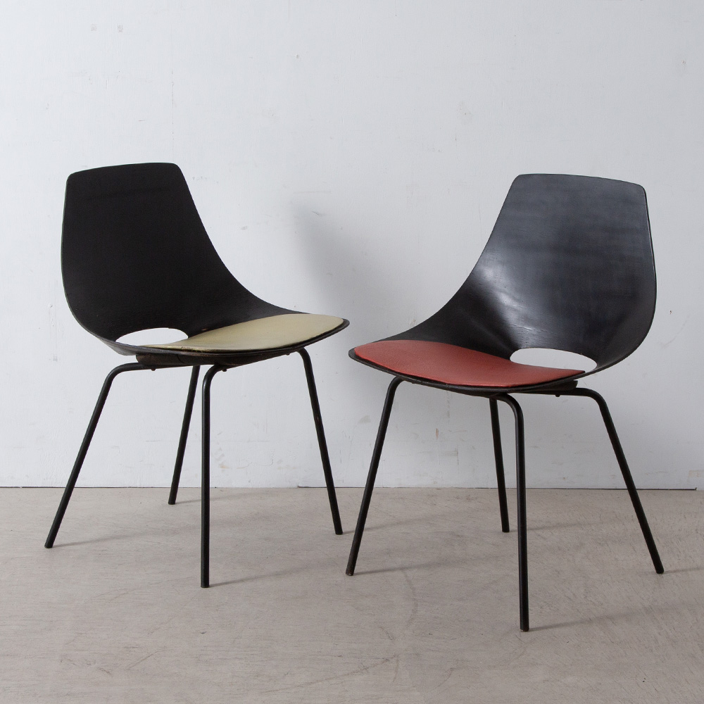 stoop | Amsterdam Chair for Steiner by A.R.P = Pierre Guariche 