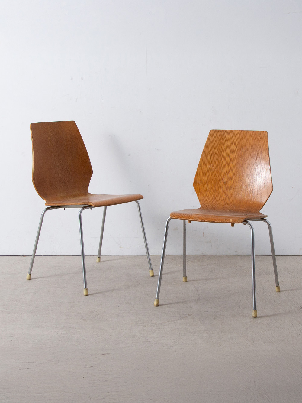 Chair for Horgen Glarus in Wood and Steel