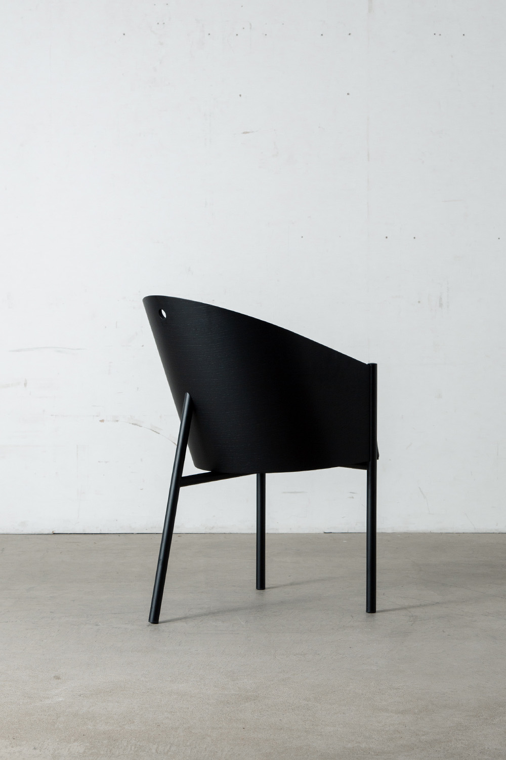 COSTES Chair by Philippe Starck for Driede in Mahogany , Veneer , Leather and Steel
