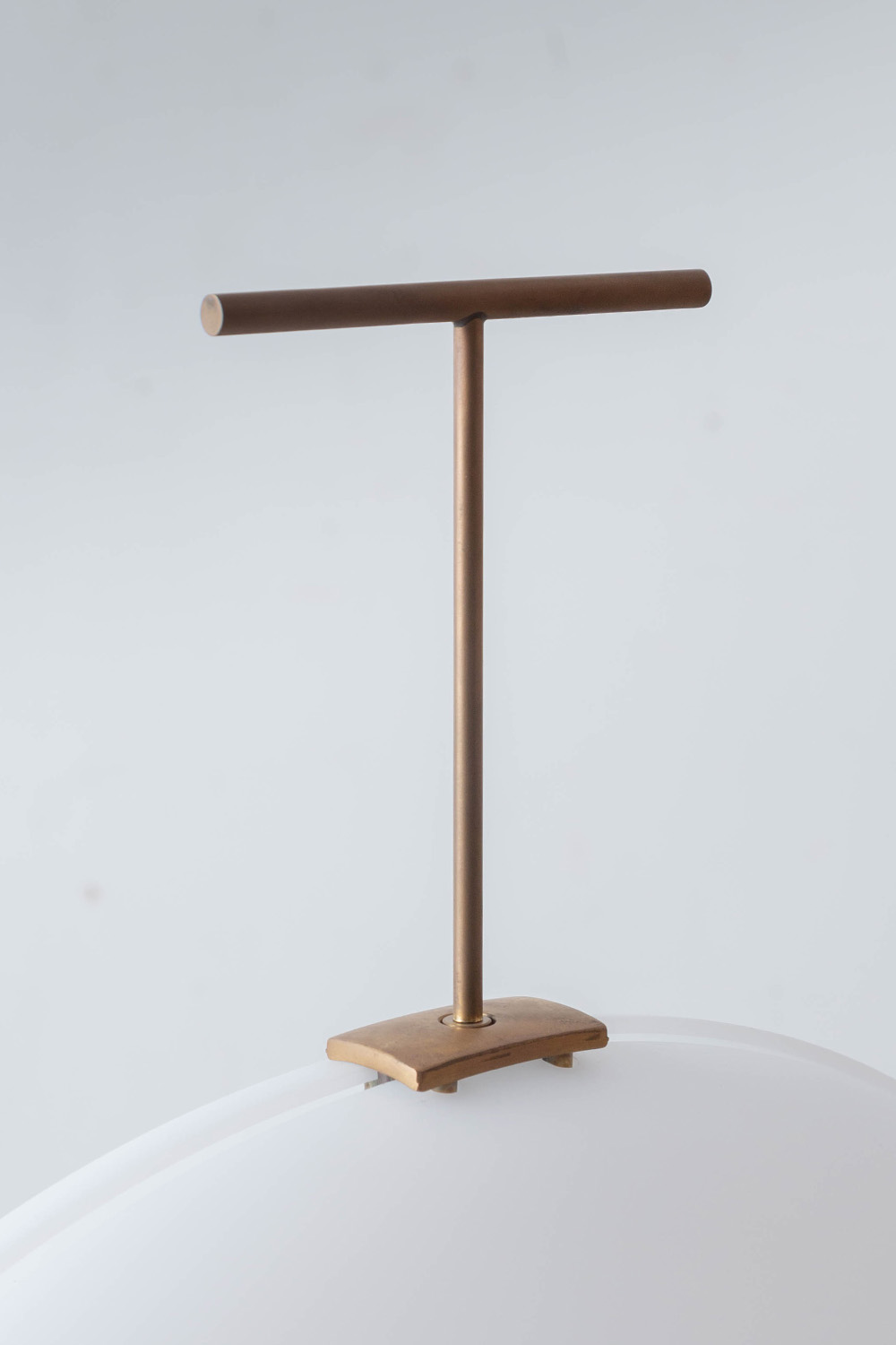 Luna Verticale Floor Lamp by Gio Ponti for TATO in  Aging Natural Brass