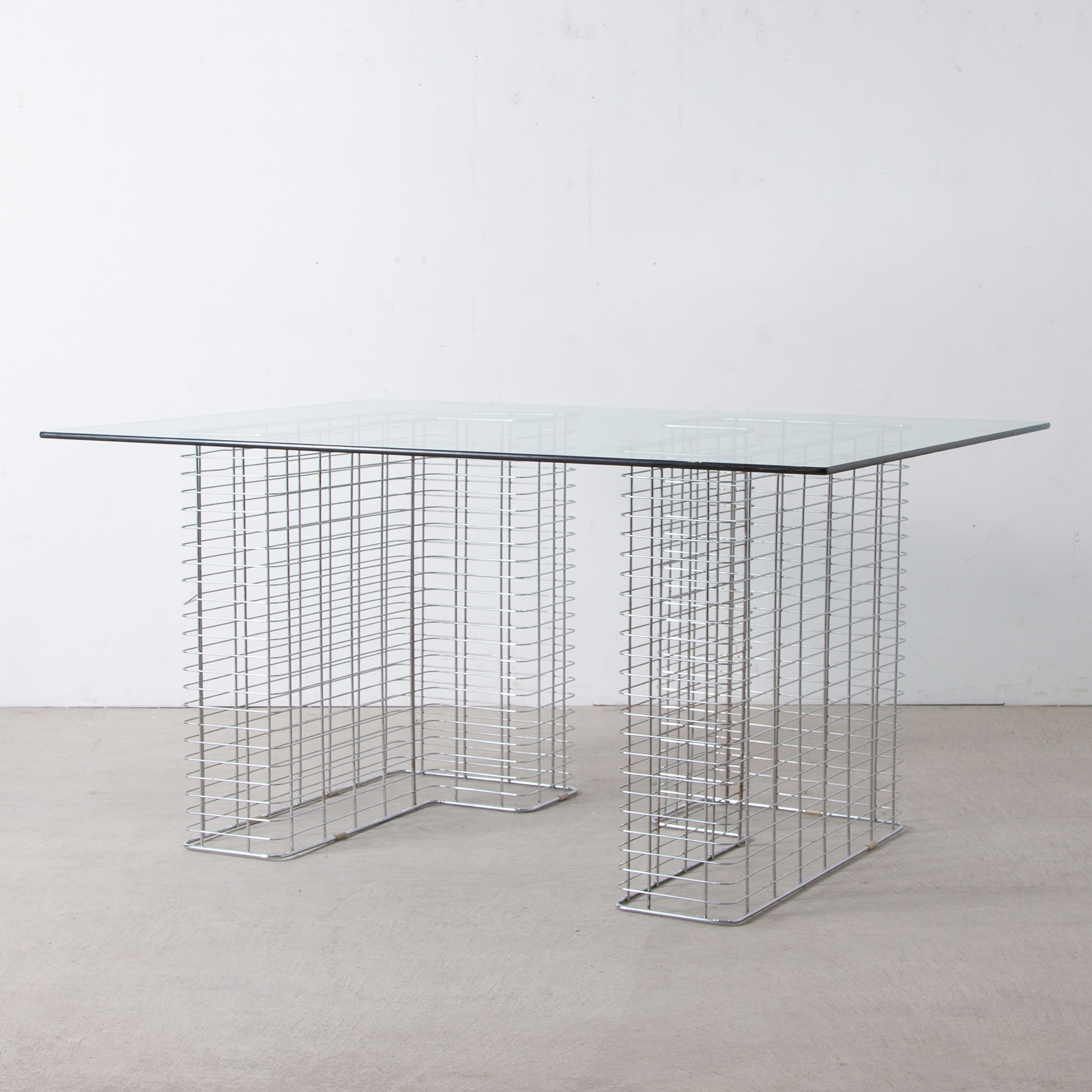 Postmodern Wire Console Table by Terence Conran