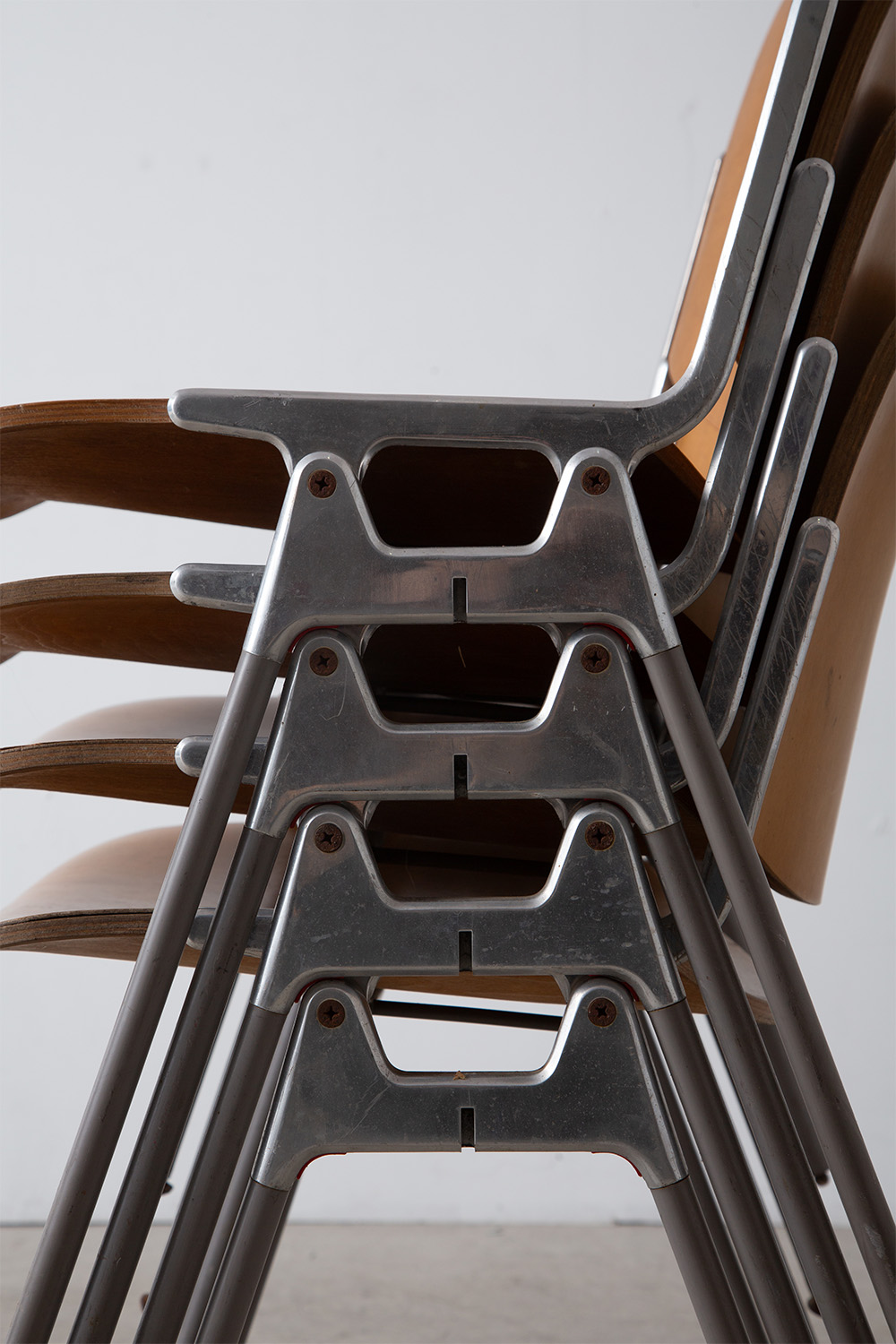 DSC 106 Chair by Giancarlo Piretti for Castelli in Wood