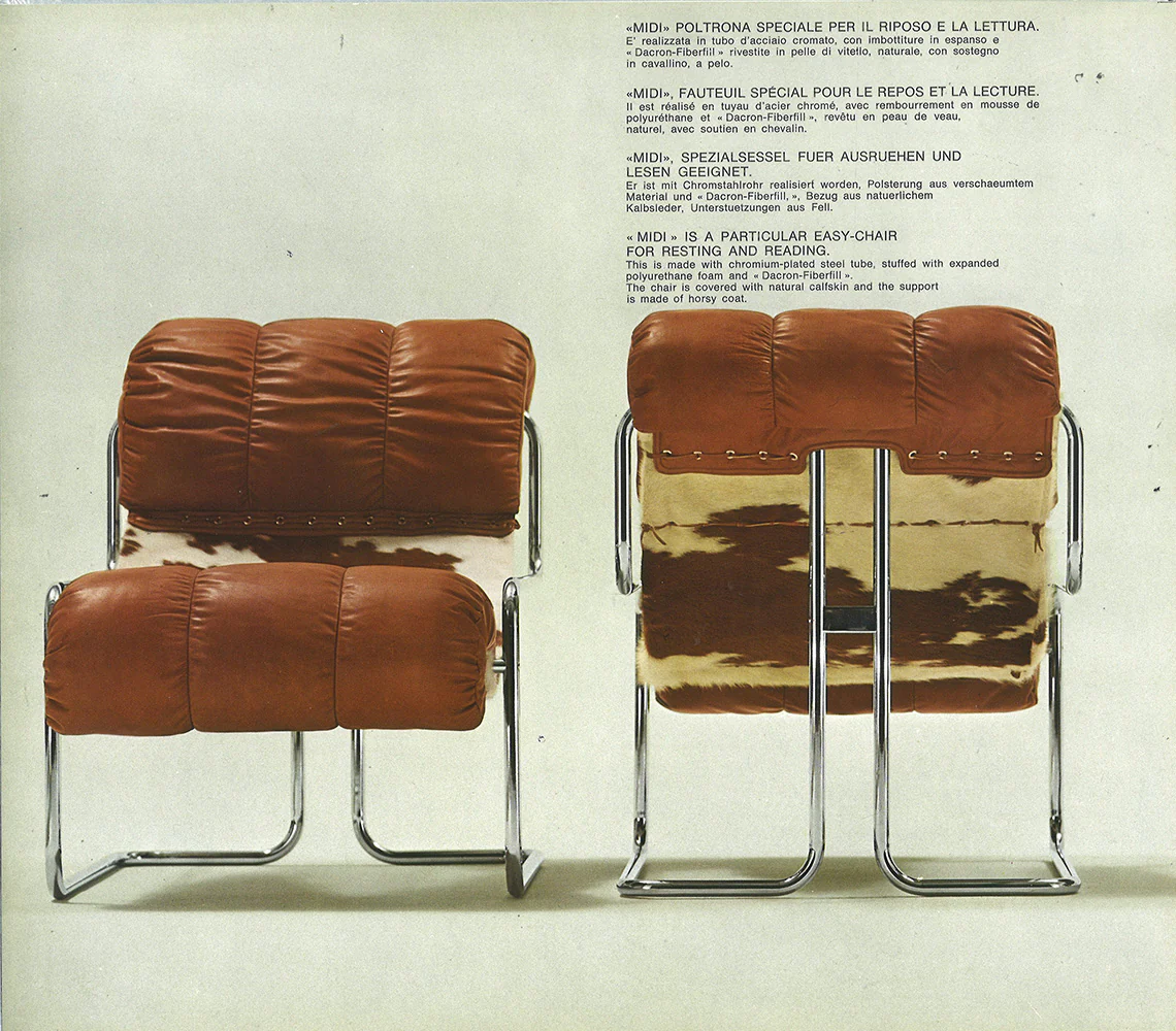 イタリアの建築家 Guido Faleschini（グイド・ファレスキーニ）によって、1969年に発表された名作 “ TUCROMA（トゥクロマ） ”シリーズ
