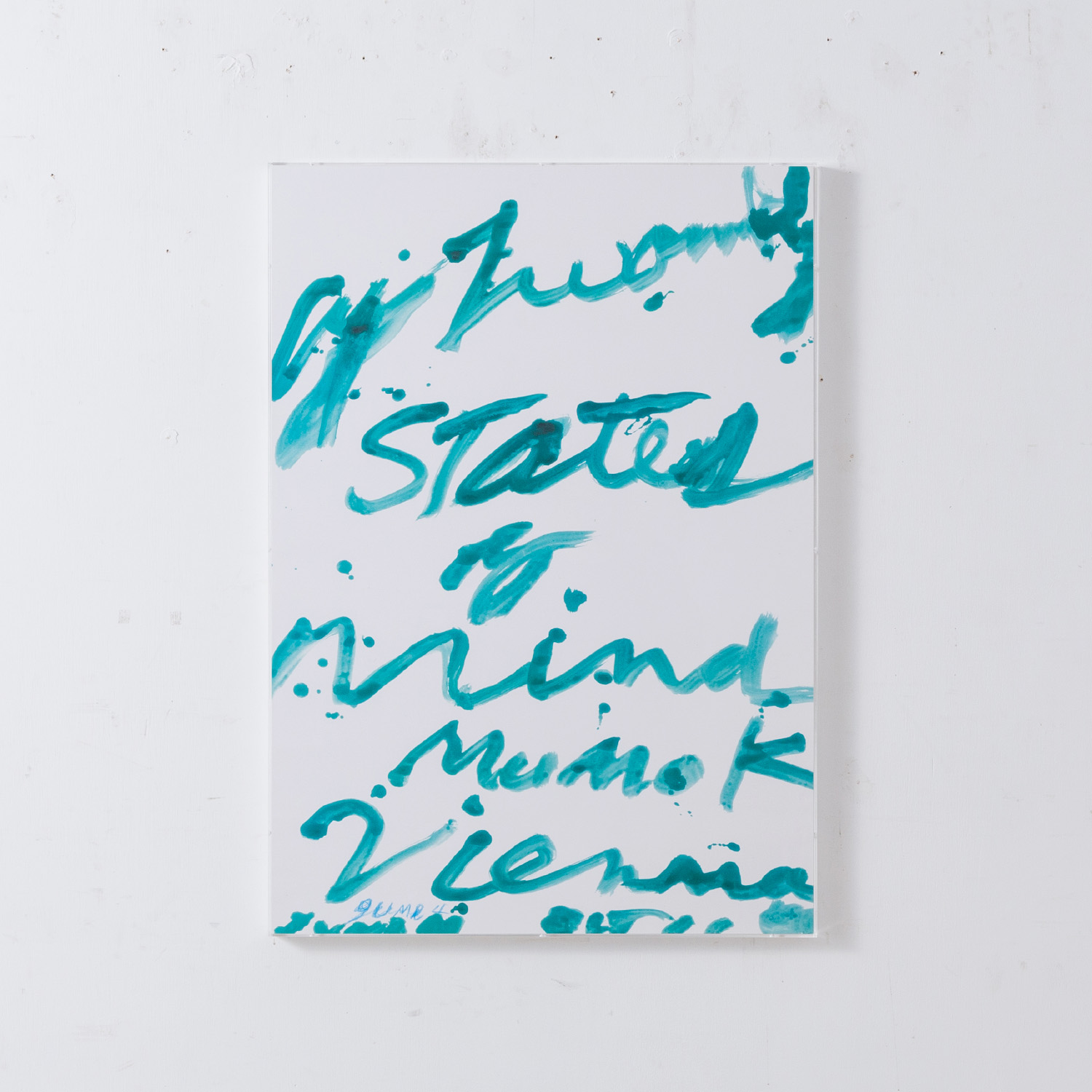 ‘States of Mind’ by Cy Twombly for Mumok , 2009