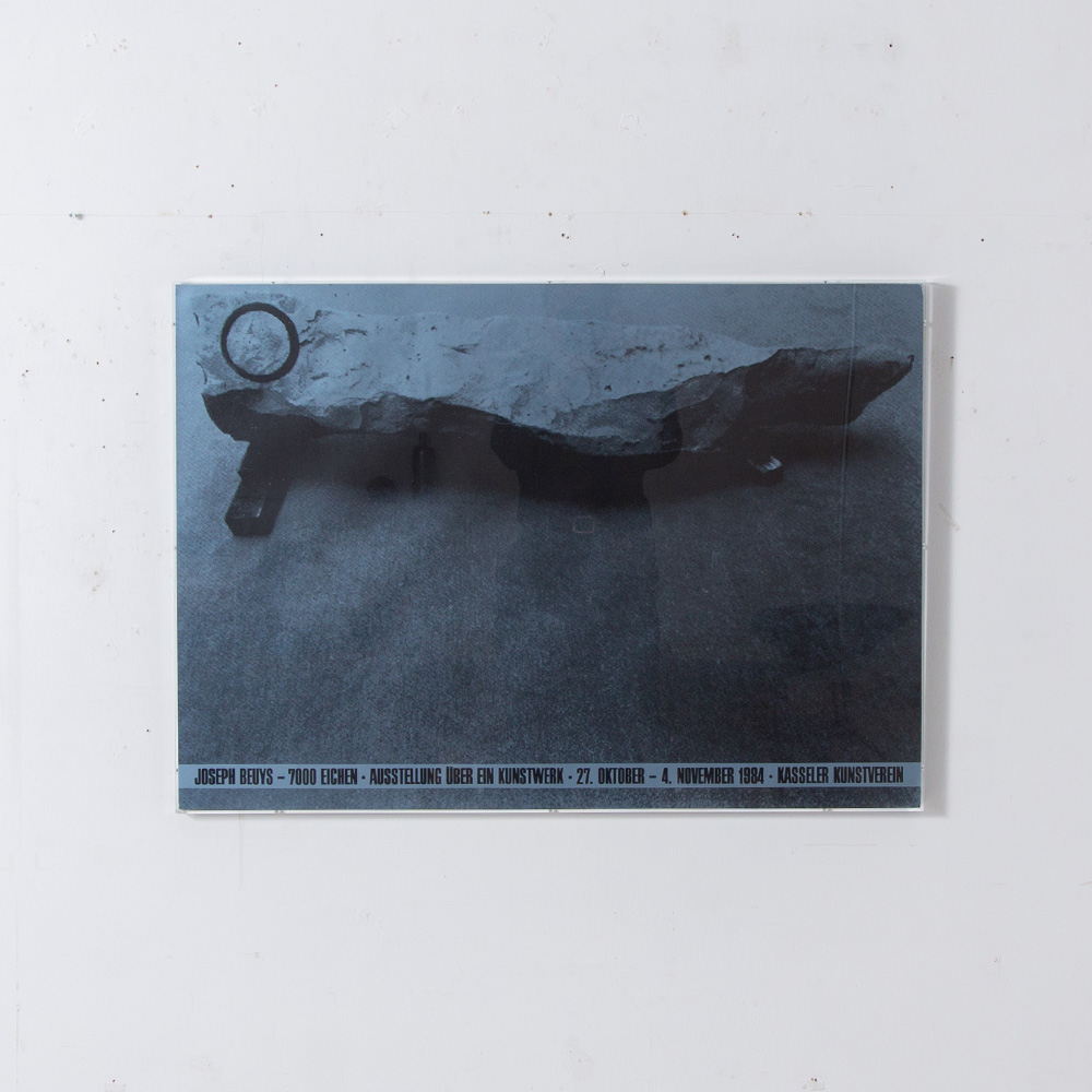 ‘EIN-STEIN-ZEIT’ by Joseph Beuys for ‘7000 EICHEN’ Exhibition , 1984