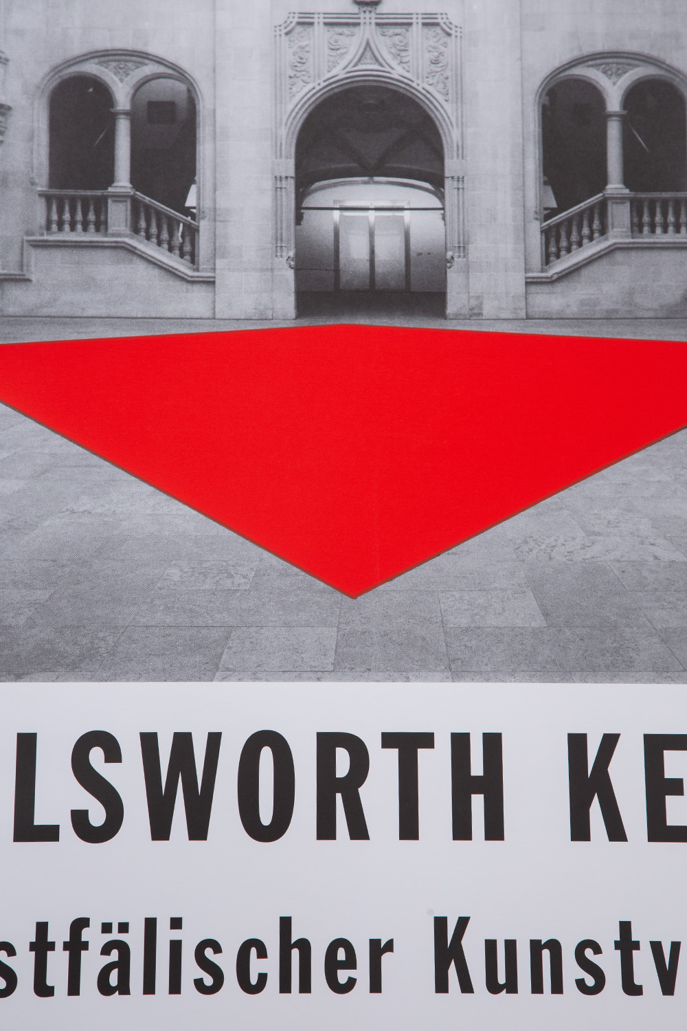 ‘Red Floor Panel’ by Ellsworth Kelly for Westfälischer Kunstverein , 1992